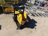 Rubbermaid mop bucket w/cart