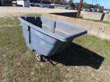 Rubbermaid trash cart