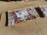 Pallet of 9200lb ratchet binders & 3/8inch 20ft G70 chain