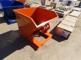Industrial flip over hopper