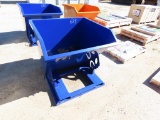 Industrial flip over hopper