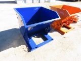Industrial flip over hopper