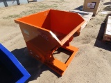 Industrial flip over hopper