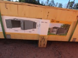 13ft x 20ft metal storage shed