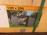 13ft x 20ft metal storage shed