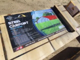 12ft x 20ft Gold Mountain steel carport