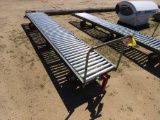 12ft conveyor belt w/ industrial size wheels