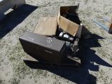 Pallet w/bench grinder, Craftsman toolbox, Briggs & Stratton engine