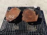 Pallet of tractor weights