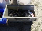 Container w/stainless steel threaded ball valves