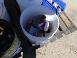 Bucket of stainless steel T fittings