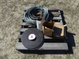 Pallet w/ cutoff wheels and grinding wheels