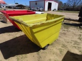 Big industrial plastic material hand cart