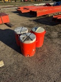 (3) Rubbermaid water coolers