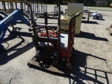 Hydraulic tank w/ mounting bracket, tool box bracket, (2) hand trucks