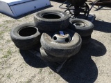 Pallet w/tires & rims