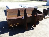 Pemberton 84inch excavator clean-out bucket