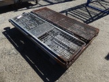 Foldable metal storage container w/wheels
