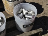 Bucket of stainless steel T-pipe fitting