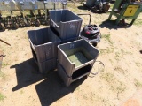 Dayton wet/dry vac, plastic containers