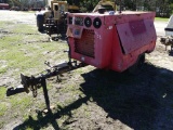 Pull type air compressor D185Q, power by John Deere diesel