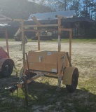Pull single axle solar message board