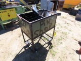 Storage cart on wheels