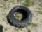 (1) 27x10.50-15 skid steer tire