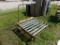 Hand cart table w/conveyor belt rollers