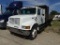 2000 INTERNATIONAL 4700 single axle Dump Truck, 4door crew cab, International 444E diesel engine, A/