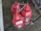 (3) Outside candle laterns- red