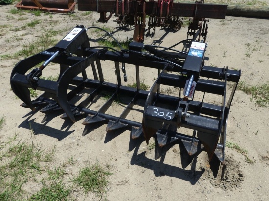 Skid steer 72inch rock grapple