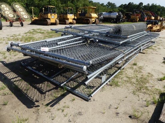 Large quanity of chain link fence & roller gates