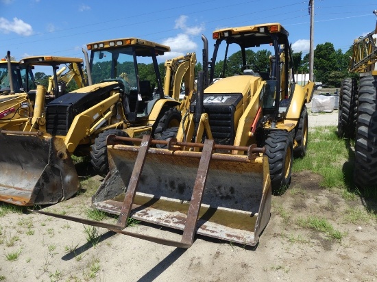 2014 CAT 416F2 4x4 loader/backhoe, ROPS, CAT 4.4 Acert (88 hp) engine, work lights, 1.25 yd loader b