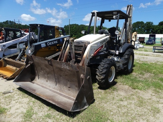 2008 TEREX 760B 4x4 Backhoe, open canopy, 4post, 4&1 bucket, 88inch loader, 1 1/2 YR bucket, 24inch