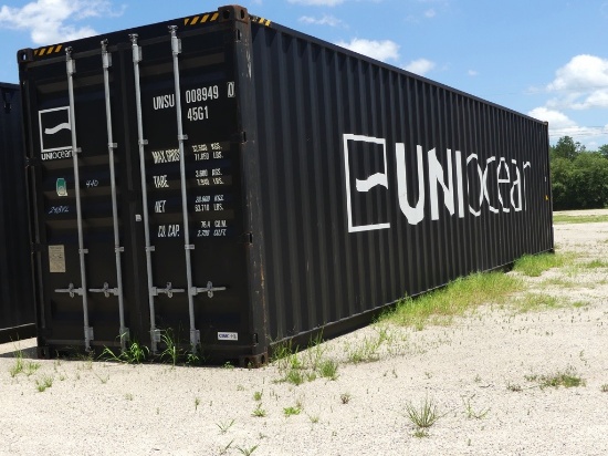 Uniocean high cube 40ft Sea Container, s/n:UNSU0089490 (lightly used)