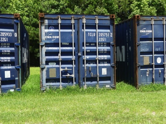 CMACGM 20ft Sea Container, s/n: TCLU2057512
