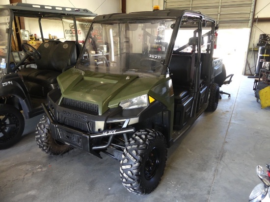 2018 POLARIS RANGER 4 seater utility ATV, dump bed, 4x4, Kohler diesel engine, 916hrs s/n::4XARVAD13