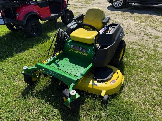 JD Z445 zero turn mower, gas, s/n: 1M0Z445CHEM154492 *Flat tire-Inop*