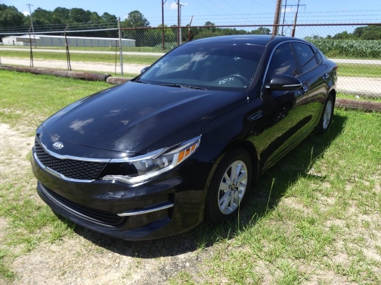 2017 KIA OPTIMA FE 4door coupe, GPI 4cylinder gas engine, A/T, power windows, power locks, cloth int