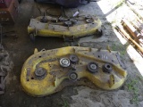 (2) John Deere mower decks