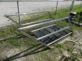 Stainless steel 5step ladder w/handrail