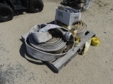 Pallet of fire hose