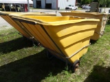 Industrial big plastic material hand cart