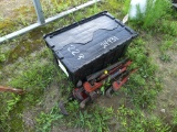 Large pipe wrenches w/plastic tote w/tools