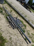 Pallet w/galvanized pipe & metal