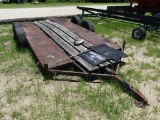 T/A homemade car trailer **No Title**