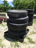 (5) 265/75R25.5 rim & tires