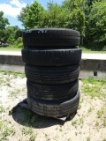 (5) 295/75R22.5 rims & tires