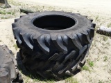 (2) Tiron 18.4R34 tractor tires (New)
